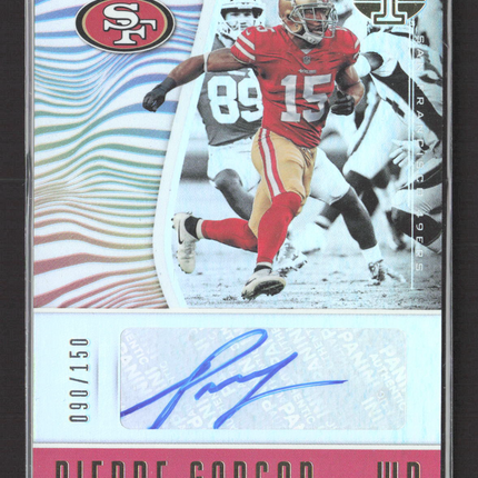 2017 Panini Illusions Pierre Garçon #VS-PG 090/150 Auto