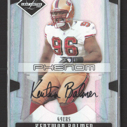 2008 Leaf Limited Phenom Kentwan Balmer #259 Auto