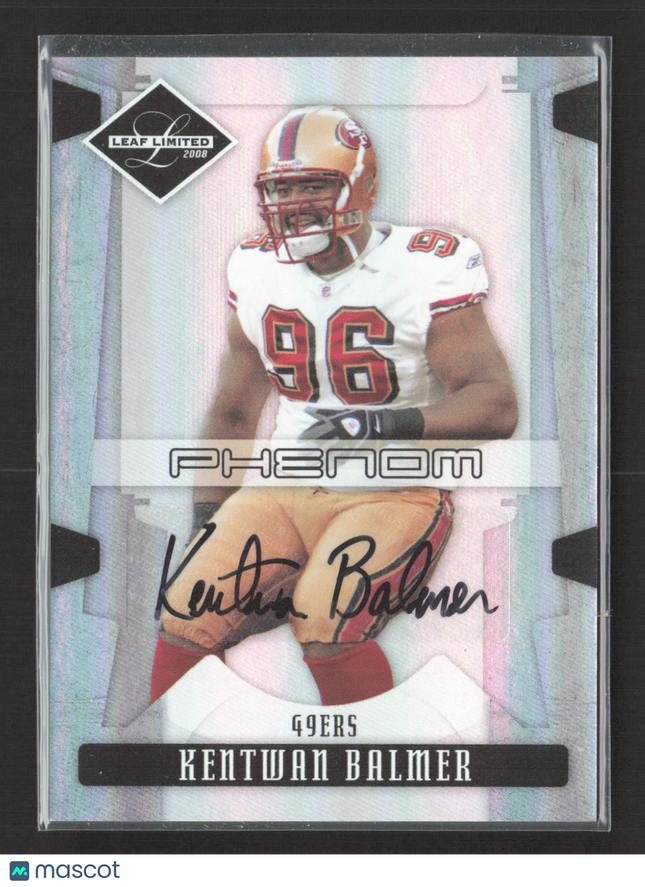 2008 Leaf Limited Phenom Kentwan Balmer #259 Auto