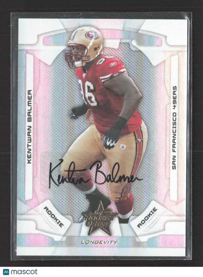 2008 Leaf Rookies & Stars Longevity Kentwan Balmer #154 Auto /250