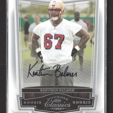 2008 Donruss Classics Kentwan Balmer #210 Auto /499