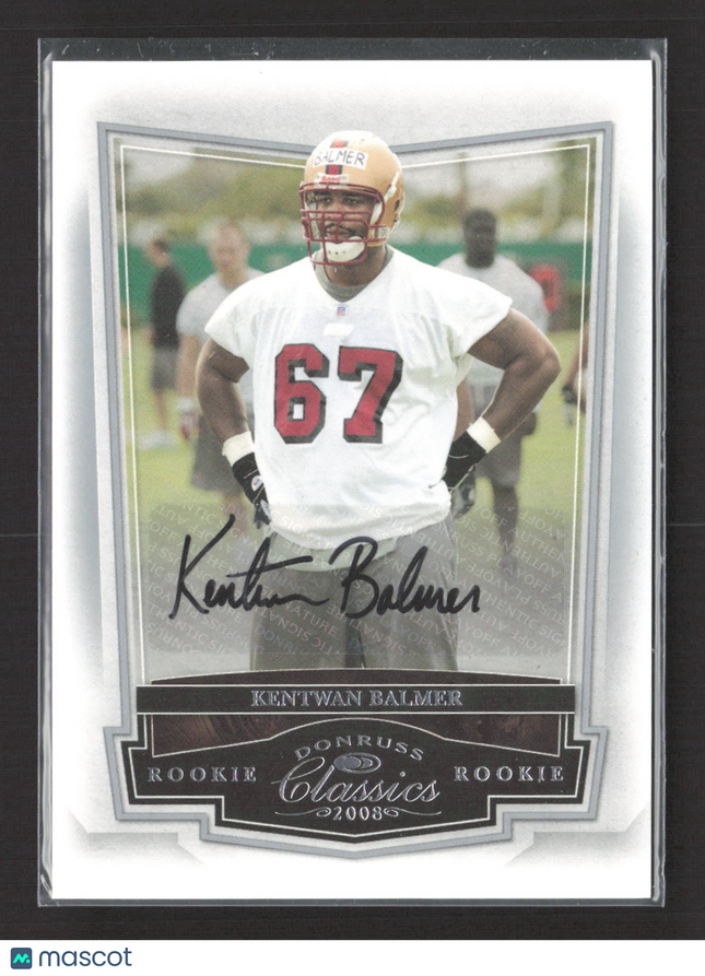 2008 Donruss Classics Kentwan Balmer #210 Auto /499