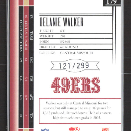 2006 Leaf Limited Delanie Walker #179 /299