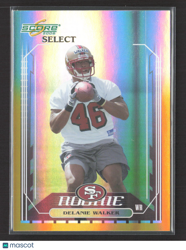 2006 Score Select Delanie Walker #426 Gold /50