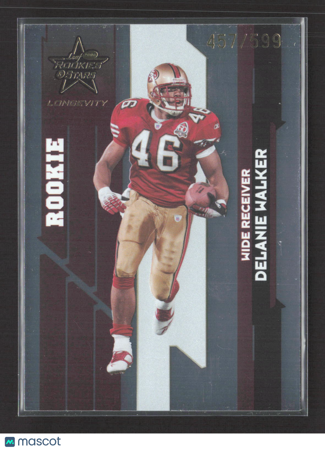 2006 Leaf Rookies & Stars Longevity Delanie Walker #231 457/599