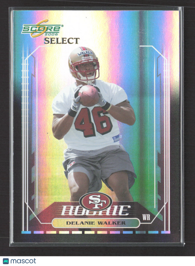 2006 Score Select Delanie Walker #426 Black /6
