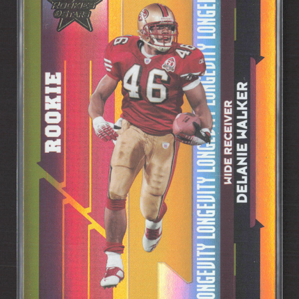 2006 Leaf Rookies & Stars Longevity Delanie Walker #231 Gold /25