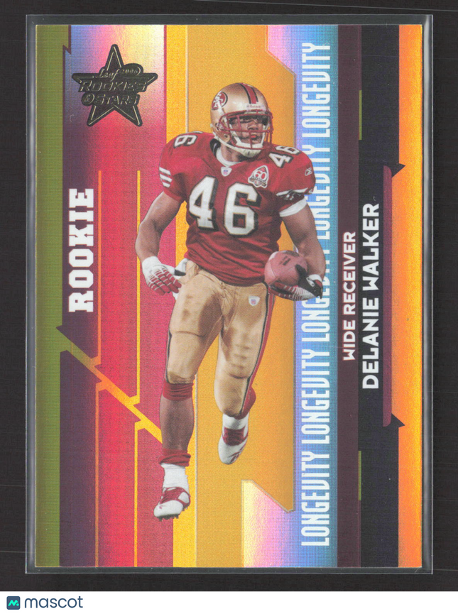 2006 Leaf Rookies & Stars Longevity Delanie Walker #231 Gold /25
