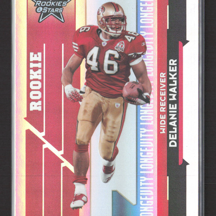 2006 Leaf Rookies & Stars Longevity Delanie Walker #231 /49