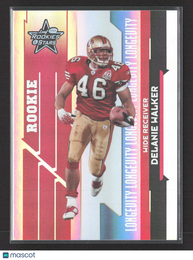 2006 Leaf Rookies & Stars Longevity Delanie Walker #231 /49