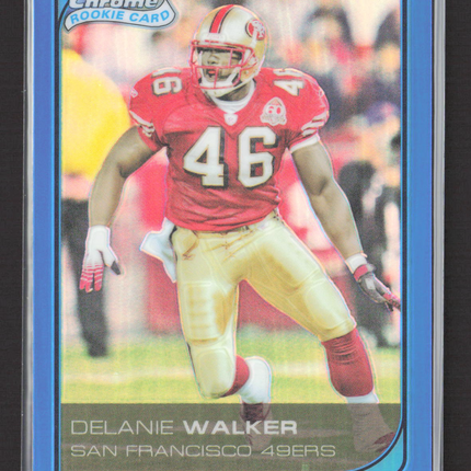 2006 Bowman Chrome Delanie Walker #49 Blue Refractor /150