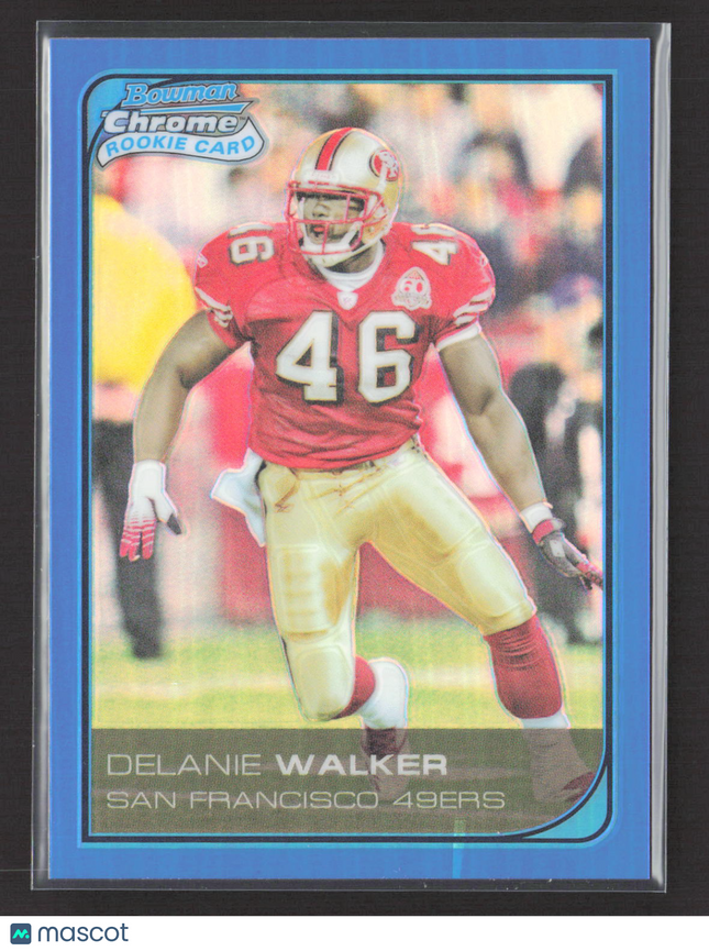 2006 Bowman Chrome Delanie Walker #49 Blue Refractor /150