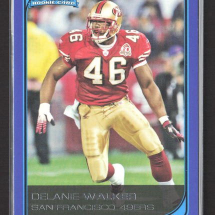 2006 Bowman Blue Delanie Walker #266 Blue /150