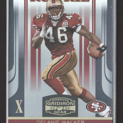 2006 Donruss Gridiron Gear Delanie Walker #134 029/100