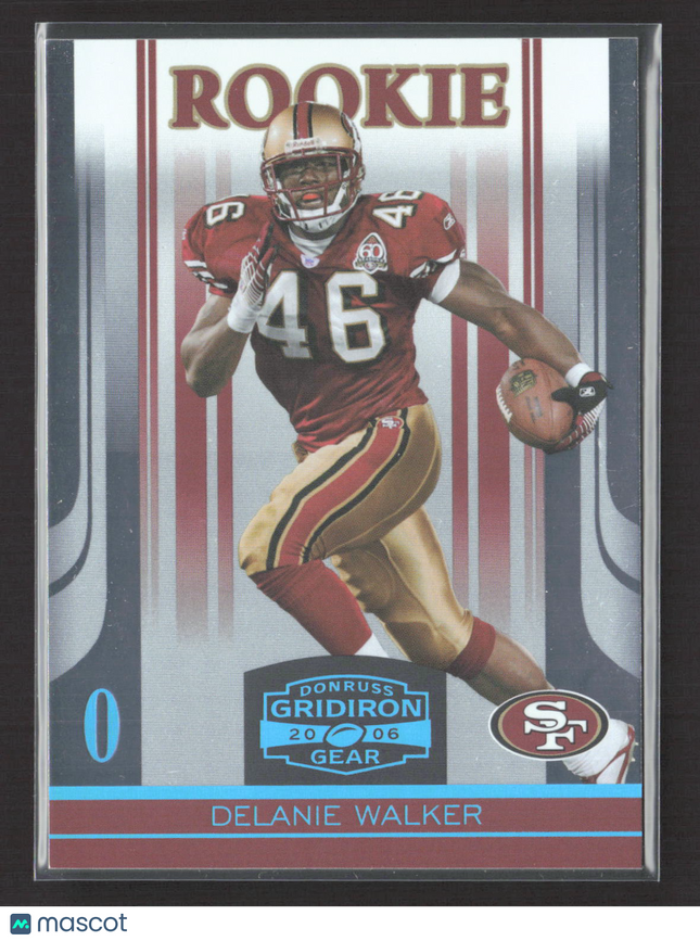 2006 Donruss Gridiron Gear Delanie Walker #134 23/25