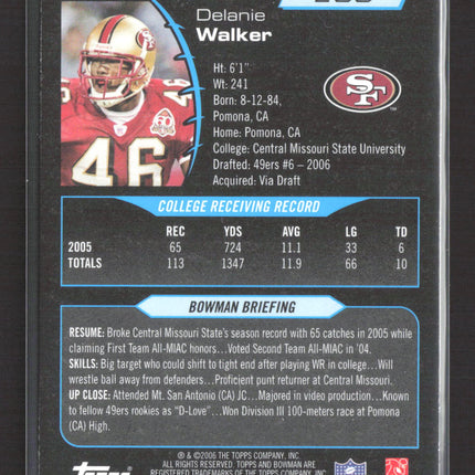 2006 Bowman Delanie Walker #266