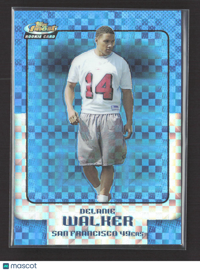 2006 Topps Finest Delanie Walker #24 X-Fractor Blue /150