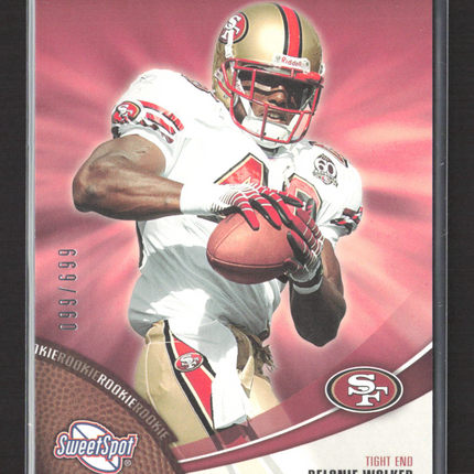 2006 Upper Deck Sweet Spot Sweet Beginnings Delanie Walker #136 099/699