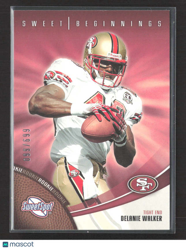 2006 Upper Deck Sweet Spot Sweet Beginnings Delanie Walker #136 099/699