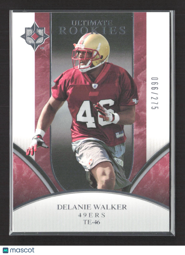 2006 Upper Deck Ultimate Collection Ultimate Rookies Delanie Walker #300 066/275