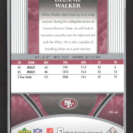 2006 Upper Deck Ultimate Collection Ultimate Rookies Delanie Walker #300 066/275