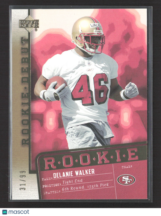2006 Upper Deck Rookie Debut Delanie Walker #181 31/99