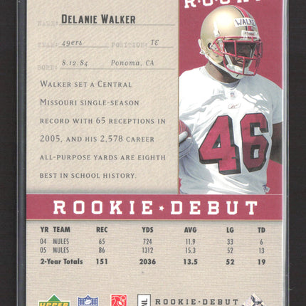 2006 Upper Deck Rookie Debut Delanie Walker #181 31/99