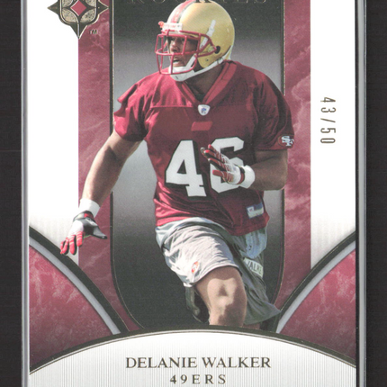 2006 Upper Deck Ultimate Ultimate Rookies Delanie Walker #300 Gold /50