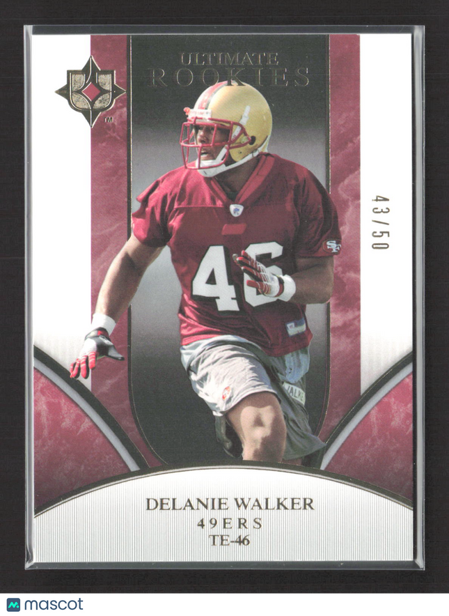 2006 Upper Deck Ultimate Ultimate Rookies Delanie Walker #300 Gold /50