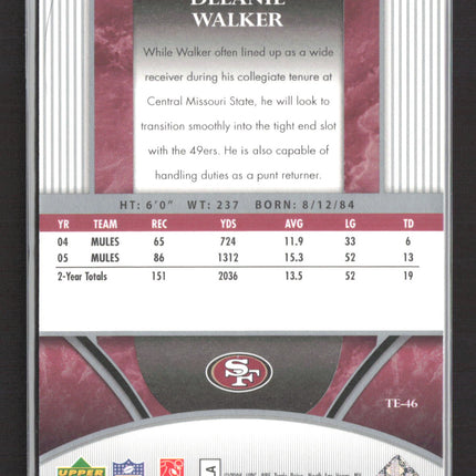 2006 Upper Deck Ultimate Ultimate Rookies Delanie Walker #300 Gold /50