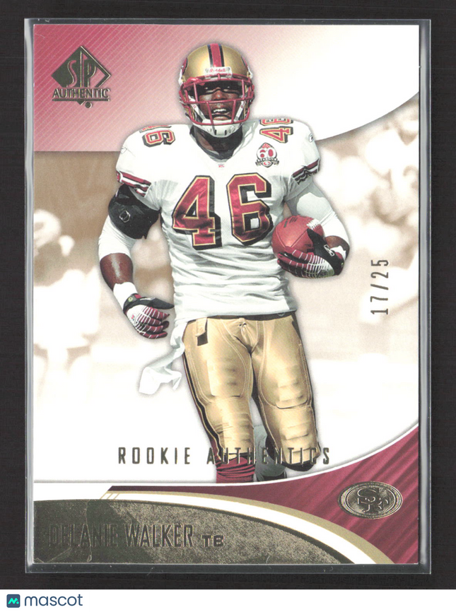 2006 SP Authentic Delanie Walker #141 17/25 Gold