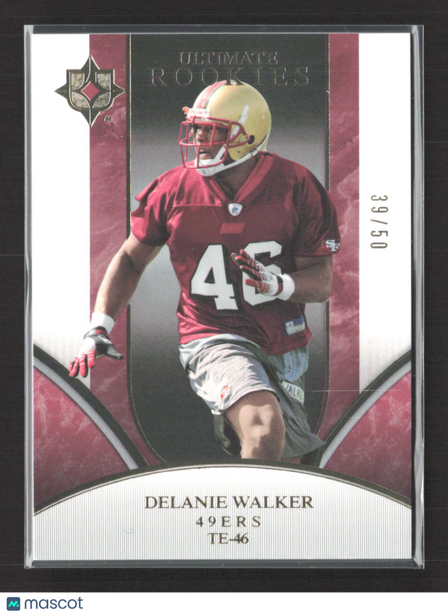 2006 Upper Deck Ultimate Ultimate Rookies Delanie Walker #300 Gold /50