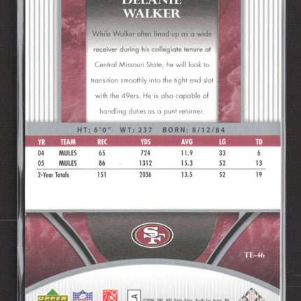 2006 Upper Deck Ultimate Ultimate Rookies Delanie Walker #300 Gold /50