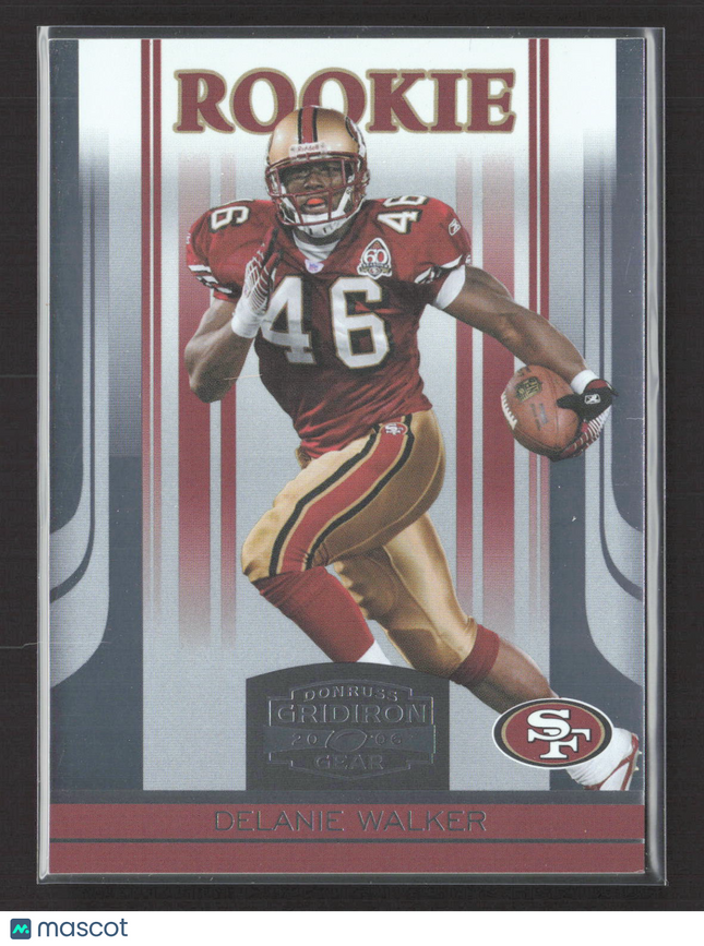 2006 Donruss Gridiron Gear Delanie Walker #134 450/599