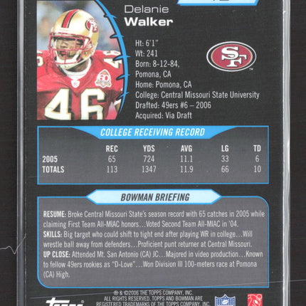2006 Bowman Chrome Delanie Walker #49