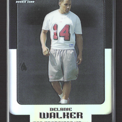 2006 Topps Finest Delanie Walker #24 Refractor Black /99