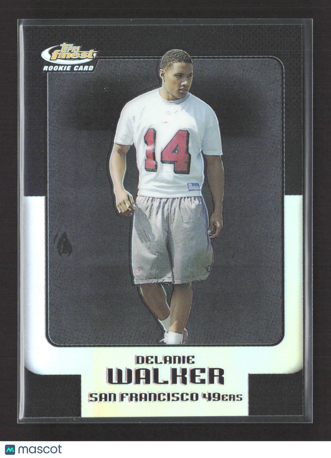 2006 Topps Finest Delanie Walker #24 Refractor Black /99