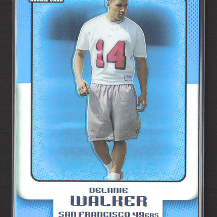 2006 Topps Finest Delanie Walker #24 Refractor Blue /299