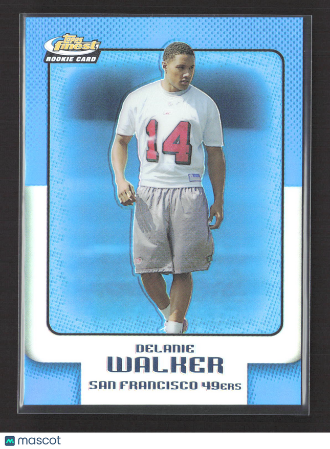 2006 Topps Finest Delanie Walker #24 Refractor Blue /299