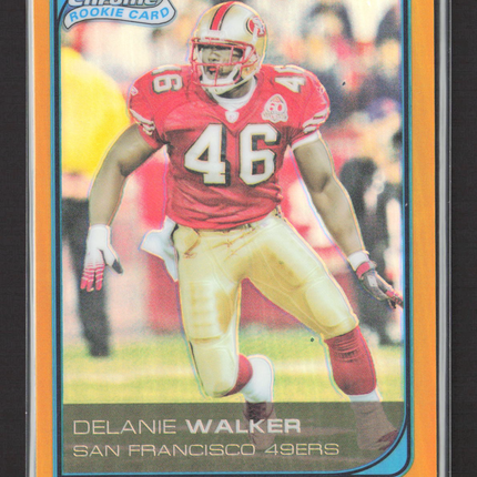 2006 Bowman Chrome Delanie Walker #49 Refractor Gold /50