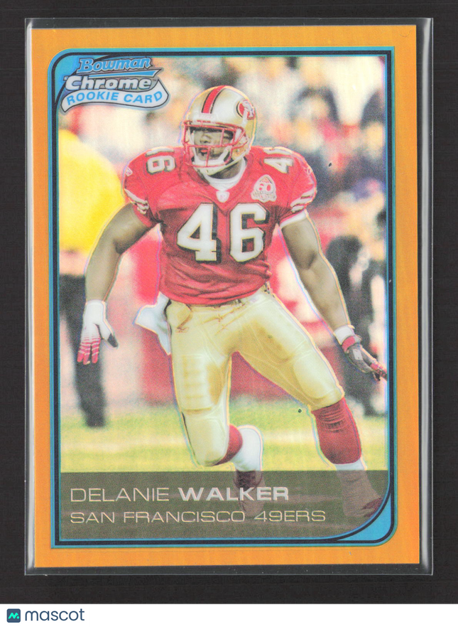 2006 Bowman Chrome Delanie Walker #49 Refractor Gold /50