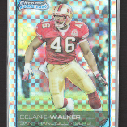 2006 Bowman Chrome Delanie Walker #49 X-Fractor /250