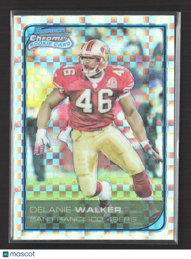 2006 Bowman Chrome Delanie Walker #49 X-Fractor /250