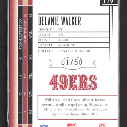 2006 Leaf Limited Spotlight Delanie Walker #179 /50