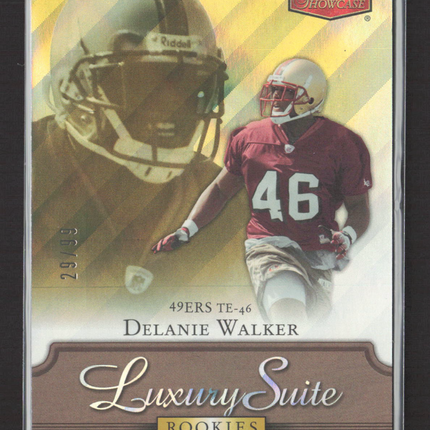 2006 Fleer Flair Showcase Luxury Suite Delanie Walker #132 29/99