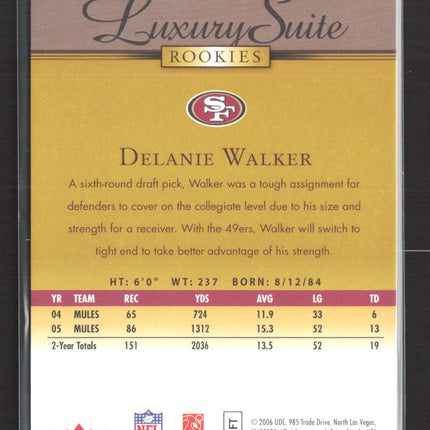 2006 Fleer Flair Showcase Luxury Suite Delanie Walker #132 29/99