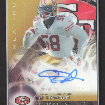 2015 Topps Platinum Eli Harold #AR-EH 07/99 RC Auto