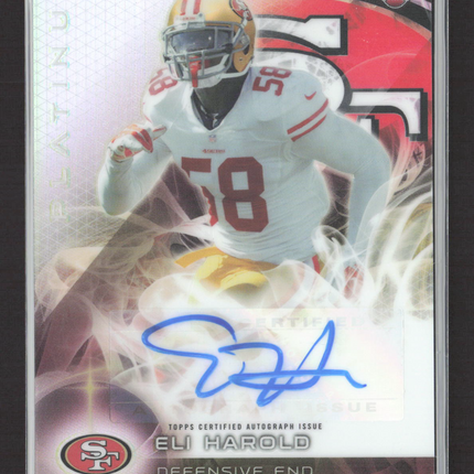 2015 Topps Platinum Eli Harold #AR-EH RC Auto Refractor