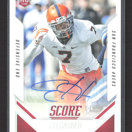 2015 Panini Score Eli Harold #343 RC Auto