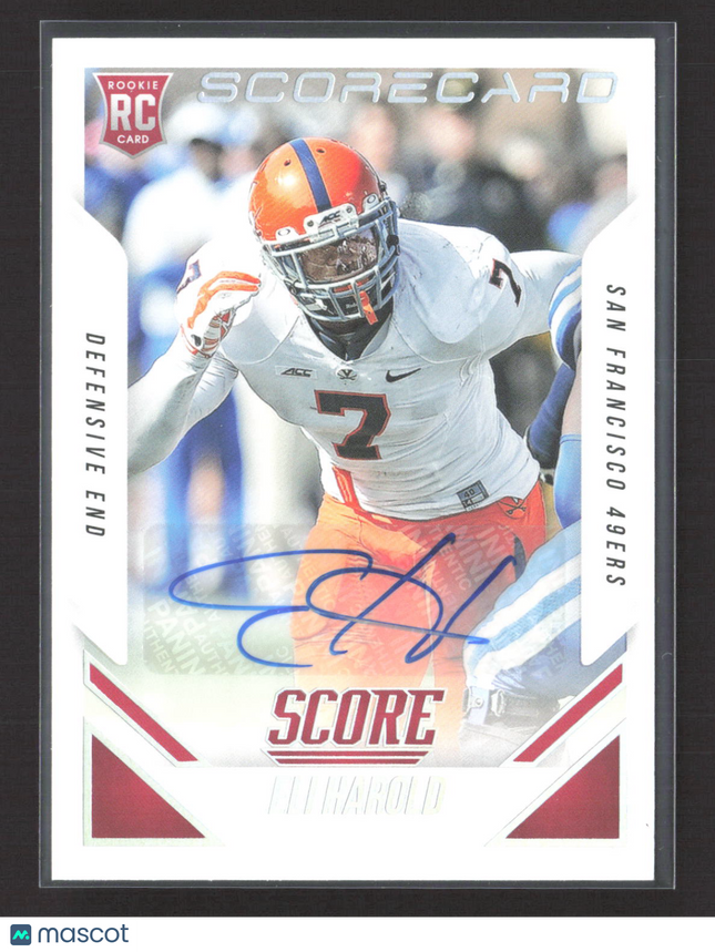 2015 Panini Score Eli Harold #343 RC Auto